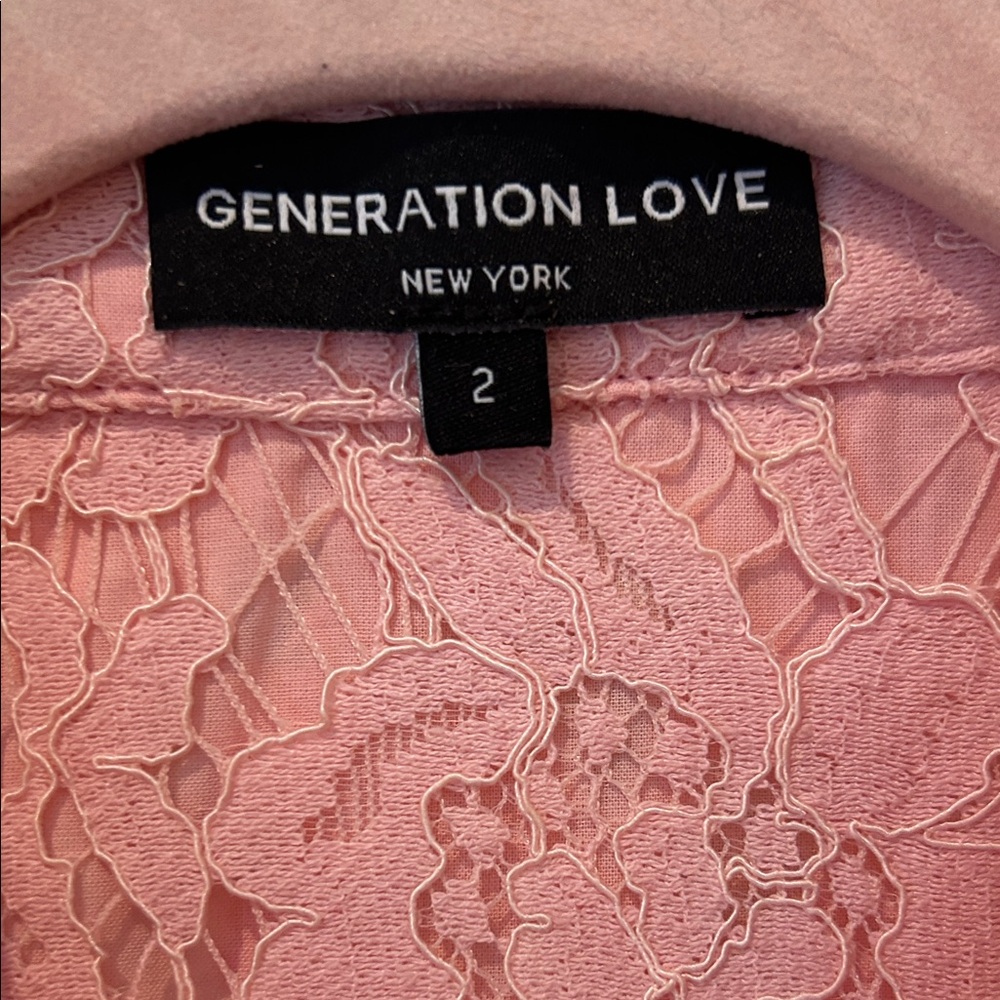 Generation Love Pink Lace Dress - Picture 5 of 5